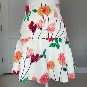 BB Dakota Goodwin Lush Cupra Touch Floral Skater Skirt